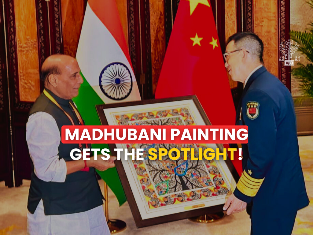 Madhubani Painting Rajnath Singh