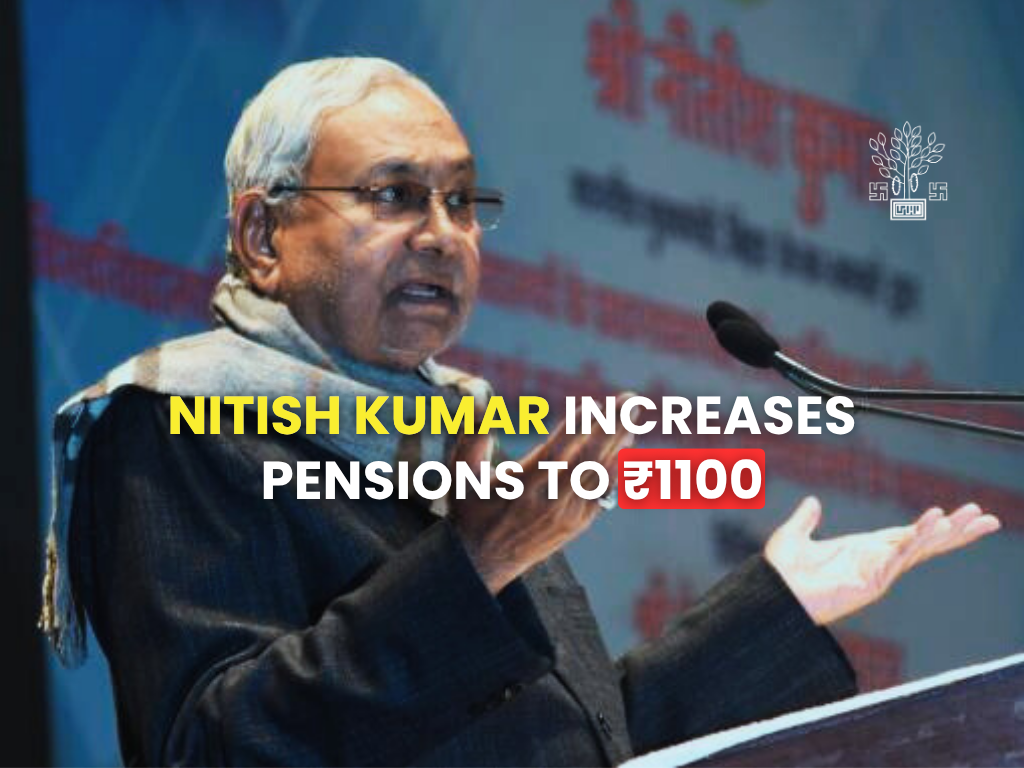 Nitish Kumar Bihar pension hike